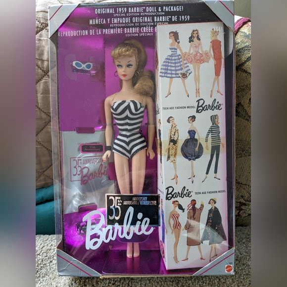 NIB Original 1959 Barbie Doll Reproduction
